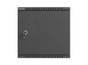 SZAFA INSTALACYJNA TPR 10" Z PŁYTĄ MESH 340X340X140 CZARNA LANBERG (ZŁOŻONA)