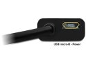 ADAPTER MHL(M)->HDMI(F)+USB MICRO(F) NA KABLU 15CM DELOCK (SMARTFON DO TV HD + ZASILANIE SMARTFONA