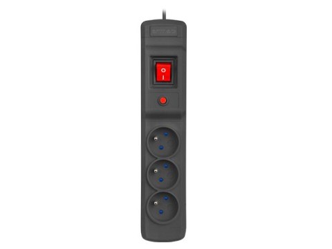 LISTWA ZASILAJĄCA ARMAC MULTI M3 3M 3X 230V PL CZARNA
