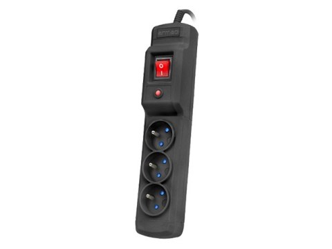 LISTWA ZASILAJĄCA ARMAC MULTI M3 3M 3X 230V PL CZARNA