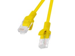 PATCHCORD KAT.5E UTP 2M ŻÓŁTY FLUKE PASSED LANBERG