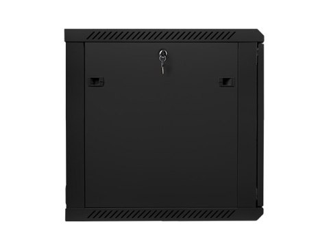 SZAFA INSTALACYJNA RACK WISZĄCA 19" 12U 600X600 CZARNA LANBERG (FLAT PACK) V2