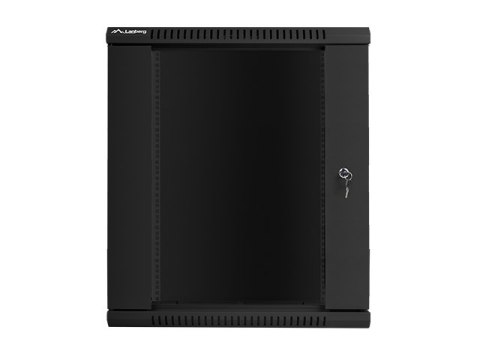 SZAFA INSTALACYJNA RACK WISZĄCA 19" 15U 600X600 CZARNA LANBERG (FLAT PACK) V2