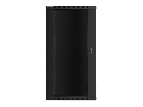 SZAFA INSTALACYJNA RACK WISZĄCA 19" 27U 600X600 CZARNA LANBERG (FLAT PACK) V2