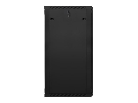 SZAFA INSTALACYJNA RACK WISZĄCA 19" 27U 600X600 CZARNA LANBERG (FLAT PACK) V2