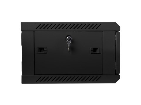 SZAFA INSTALACYJNA RACK WISZĄCA 19" 4U 600X450 CZARNA LANBERG (FLAT PACK) V2