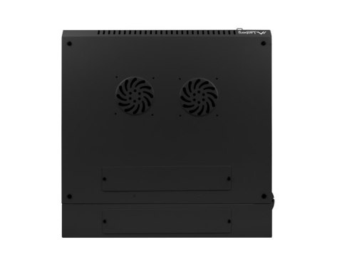 SZAFA INSTALACYJNA RACK WISZĄCA DWUSEKCYJNA 19" 6U 600X600 CZARNA LANBERG (FLAT PACK)