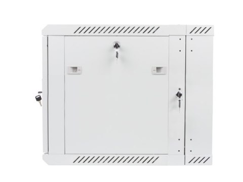 SZAFA INSTALACYJNA RACK WISZĄCA DWUSEKCYJNA 19" 9U 600X600 SZARA LANBERG (FLAT PACK)