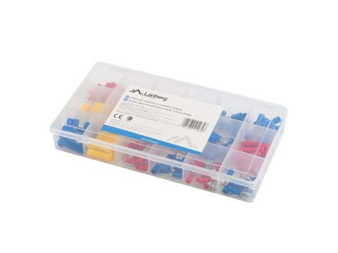 ZESTAW ZŁĄCZY DO KABLI RÓŻNE RODZAJE 175SZT W PUDEŁKU LANBERG