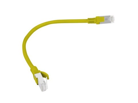 PATCHCORD KAT.5E UTP 0.25M ŻÓŁTY FLUKE PASSED LANBERG