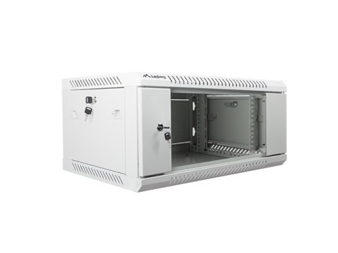 SZAFA INSTALACYJNA RACK WISZĄCA 19" 4U 600X450 SZARA LANBERG (FLAT PACK) V2