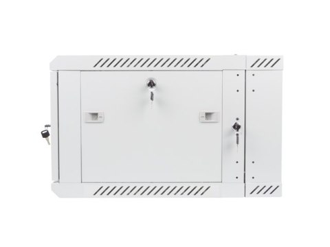 SZAFA INSTALACYJNA RACK WISZĄCA DWUSEKCYJNA 19" 6U 600X600 SZARA LANBERG (FLAT PACK)