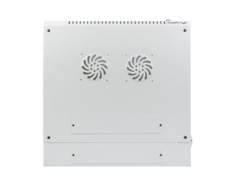 SZAFA INSTALACYJNA RACK WISZĄCA DWUSEKCYJNA 19" 6U 600X600 SZARA LANBERG (FLAT PACK)