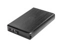 OBUDOWA HDD/SSD ZEWNĘTRZNA NATEC RHINO SATA 3.5" USB 3.0 ALUMINIUM CZARNA