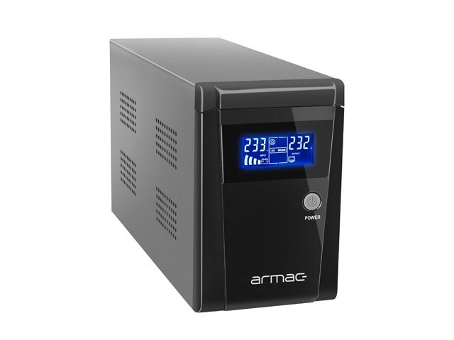 UPS ARMAC OFFICE O/1000F/LCD LINE-INTERACTIVE 1000VA 3X SCHUKO USB-B LCD METALOWA OBUDOWA