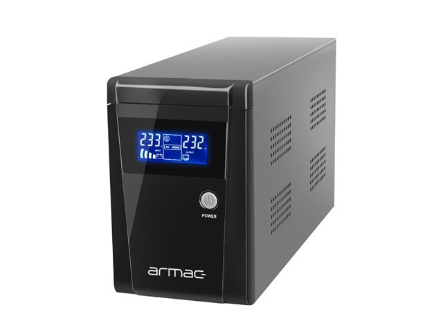UPS ARMAC OFFICE O/1500F/LCD LINE-INTERACTIVE 1500VA 3X SCHUKO USB-B LCD METALOWA OBUDOWA