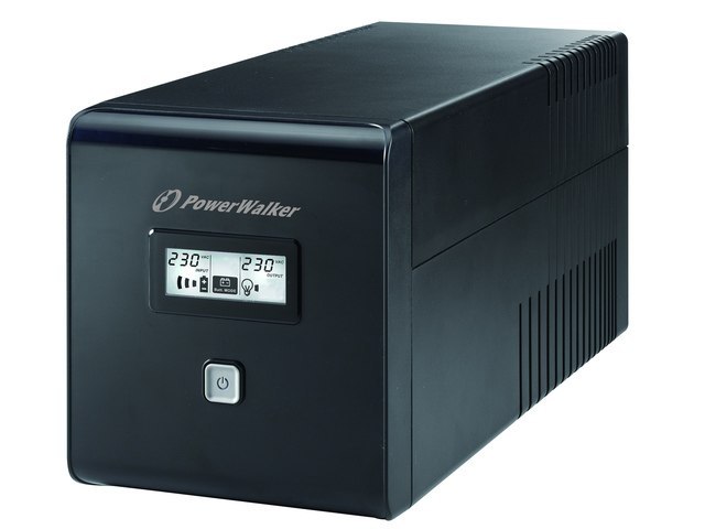 UPS POWERWALKER VI 1000 LCD LINE-INTERACTIVE 1000VA 2X SCHUKO 2X IEC C13 USB-B LCD