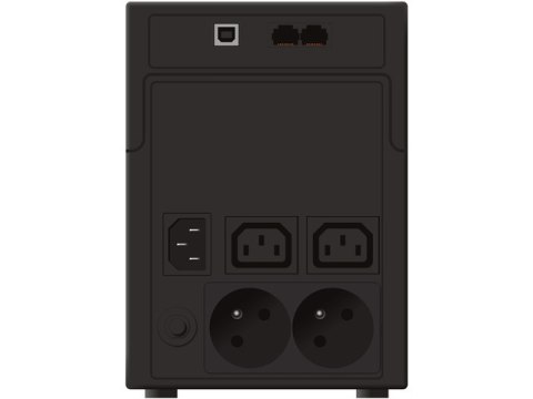 UPS POWERWALKER VI 1200 SHL FR LINE-INTERACTIVE 1200VA 2X 230V PL 2X IEC C13 USB-B LCD