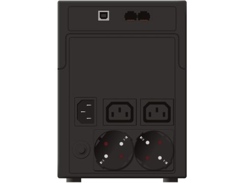 UPS POWERWALKER VI 1200 SHL LINE-INTERACTIVE 1200VA 2X SCHUKO 2X IEC C13 USB-B LCD