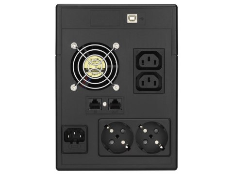 UPS POWERWALKER VI 1500 LCD LINE-INTERACTIVE 1500VA 2X SCHUKO 2X IEC C13 USB-B LCD