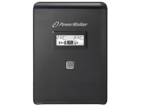 UPS POWERWALKER VI 1500 LCD LINE-INTERACTIVE 1500VA 2X SCHUKO 2X IEC C13 USB-B LCD