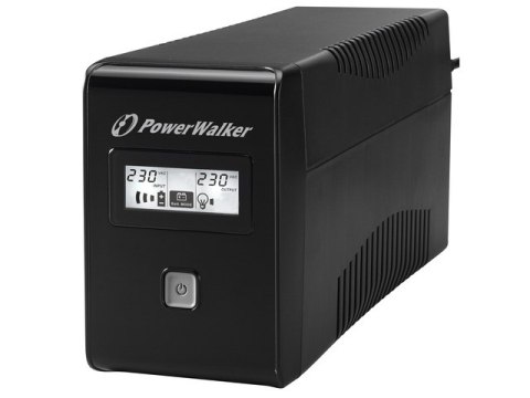 UPS POWERWALKER VI 650 LCD LINE-INTERACTIVE 650VA 2X SCHUKO USB-B LCD
