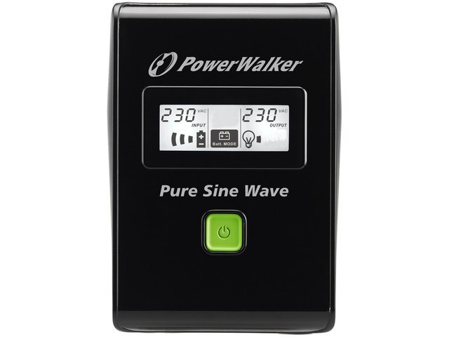 UPS POWERWALKER VI 800 SW LINE-INTERACTIVE 800VA 2X SCHUKO USB-B LCD PURE SINE WAVE