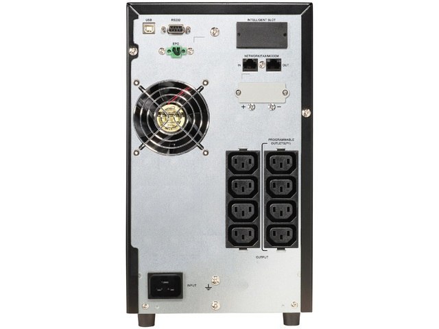 UPS POWERWALKER VFI 2000 CG PF1 ON-LINE 2000VA 8X IEC C13 USB-B RS-232 1/1 FAZY TOWER EPO