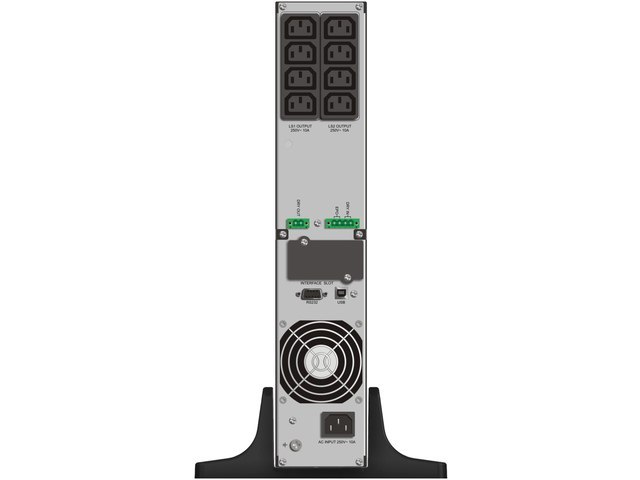 UPS RACK POWERWALKER VFI 2000 RT HID ON-LINE 2000VA 8X IEC C13 USB-B RS-232 LCD 2U