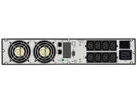 UPS RACK POWERWALKER VFI 3000 RMG PF1 ON-LINE 3000VA 8X IEC C13 USB-B RS-232 LCD 2U