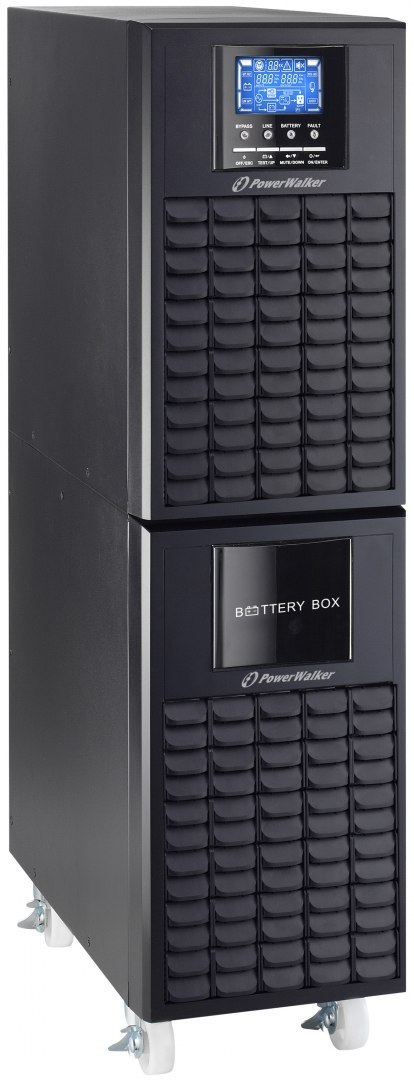 UPS POWERWALKER VFI 6000 CG PF1 ON-LINE 6000VA TERMINAL USB-B RS-232 LCD TOWER