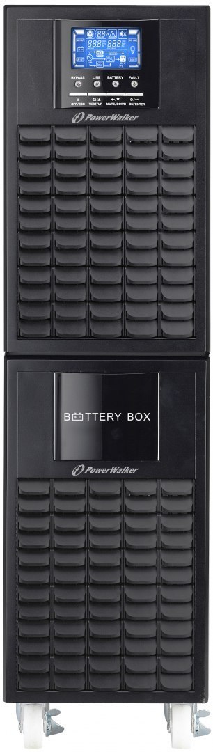 UPS POWERWALKER VFI 6000 CG PF1 ON-LINE 6000VA TERMINAL USB-B RS-232 LCD TOWER