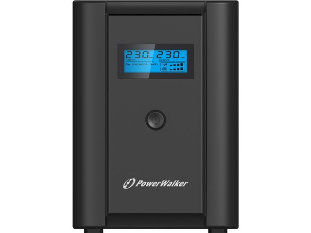 UPS POWERWALKER VI 2200 SHL LINE-INTERACTIVE 2200VA 2X SCHUKO 2X IEC C13 USB-B LCD