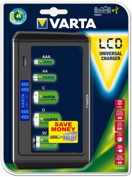 Ładowarka VARTA Uniwerslana LCD 57678