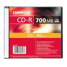 Płyta CDR Omega 700 MB Slim