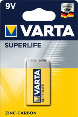 Bateria VARTA 6F22 SuperLife 9V 1BP