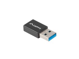 ADAPTER USB-C(F) 3.1->USB-A(M) CZARNY LANBERG