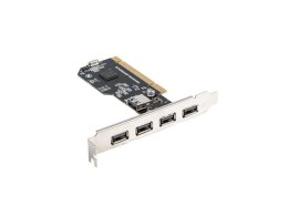 KARTA PCI->4X USB-A 2.0 + 1X USB-A WEWNĘTRZNY LANBERG